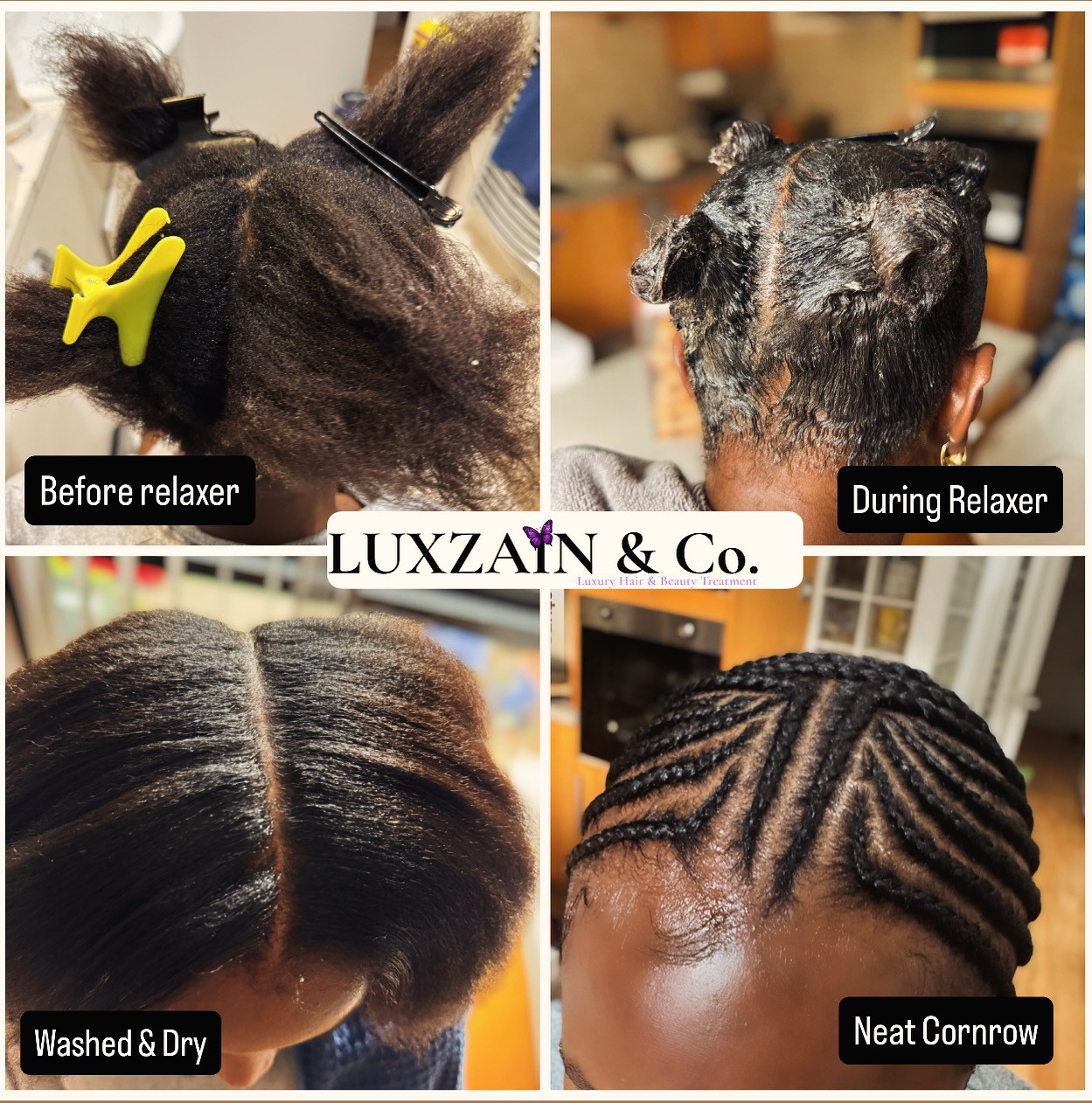 Relaxer / Perming service (bring your relaxer) service preview